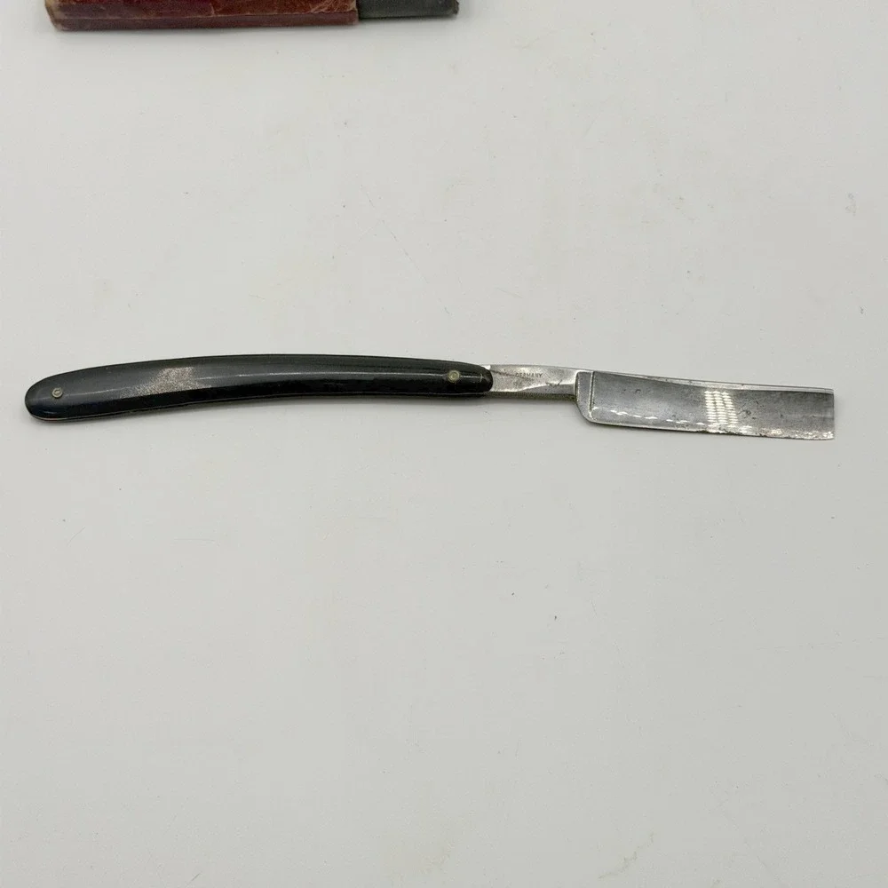 Vintage H. Boker & Co Unrivaled Straight Razor Germany with Original Case
